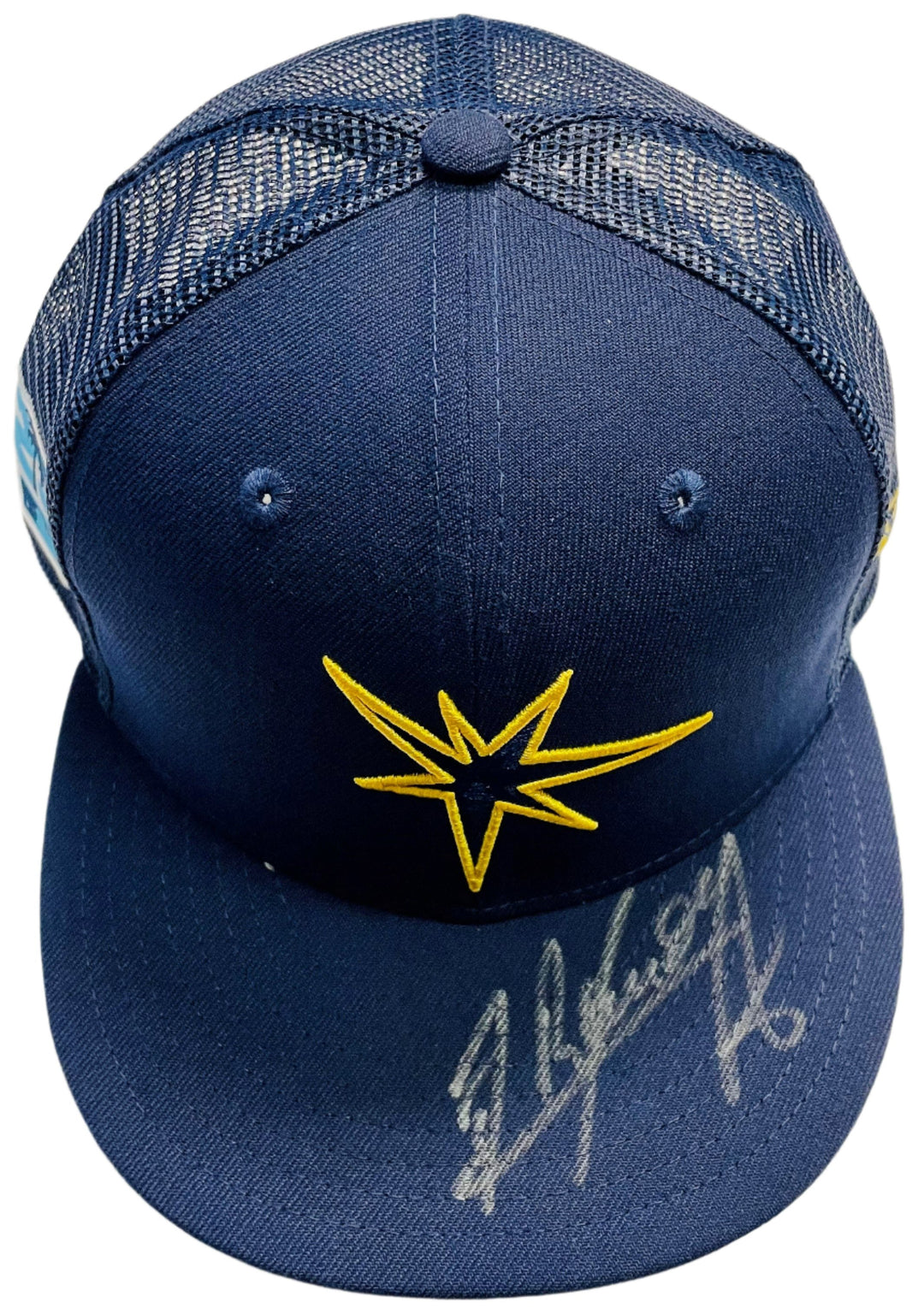 Rays Randy Arozarena Team Issued Authentic Autographed Spring Training Hat