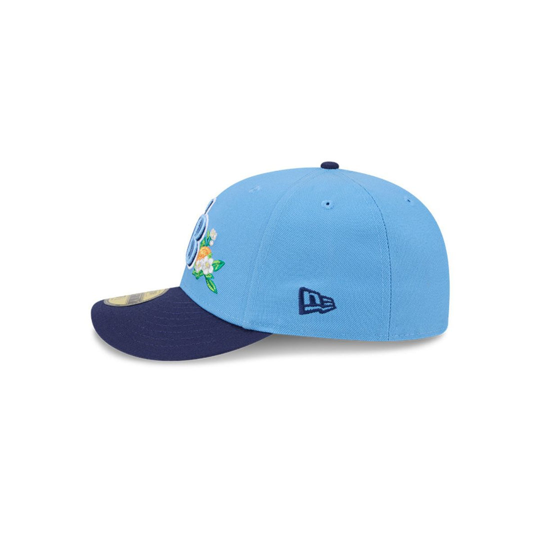Rays New Era Youth Light Blue Navy TB 2026 Spring Training On-Field 59Fifty Fitted Hat