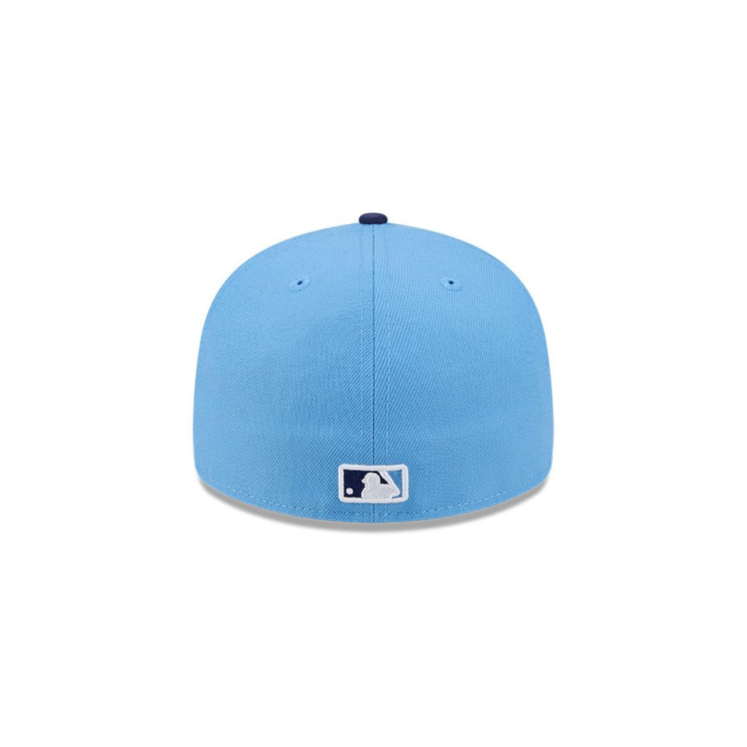 Rays New Era Youth Light Blue Navy TB 2026 Spring Training On-Field 59Fifty Fitted Hat