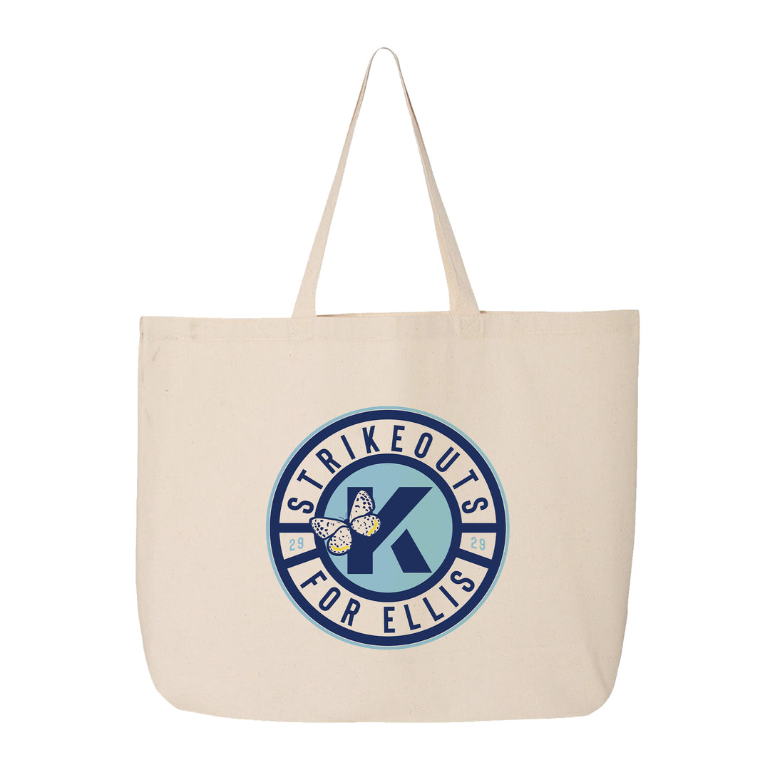 Tiny Turnip Strikeout for Ellis Canvas Tote Bag