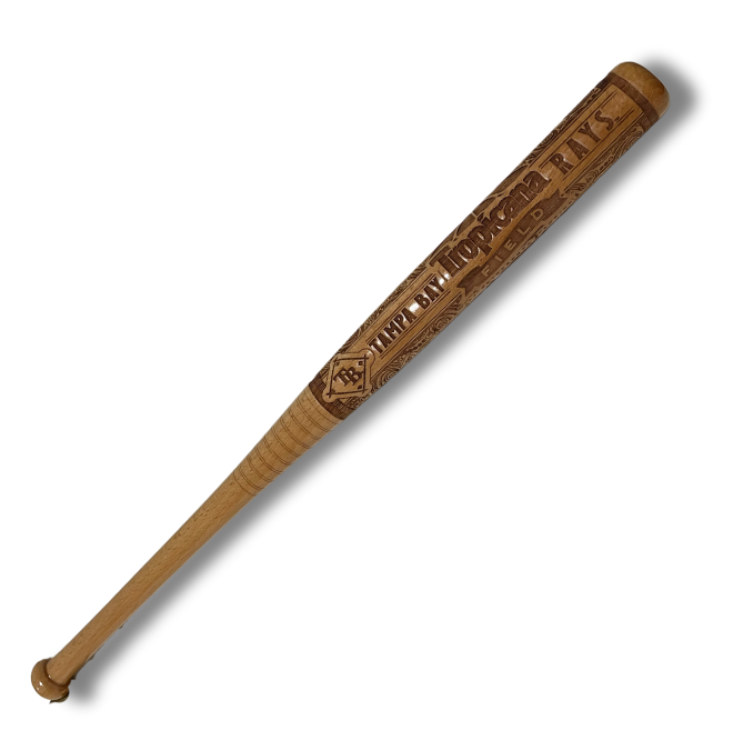 Pillbox Mini Wooden Tropicana Field Bat