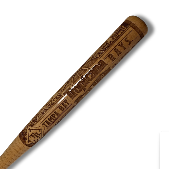 Pillbox Mini Wooden Tropicana Field Bat