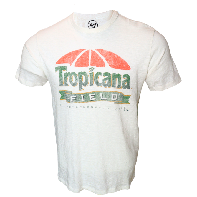 Rays '47 Brand White Tropicana Field T-Shirt