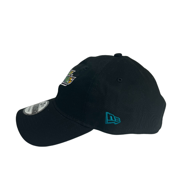 Rays New Era Black Devil Rays Tropicana Field Patch 9Twenty Adjustable Hat