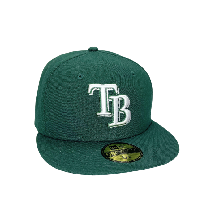 Rays New Era Evergreen TB 59Fifty Fitted Hat