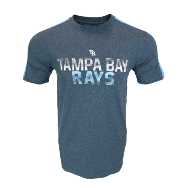 Rays Men's New Era Heathered Grey TB Rays T-Shirt