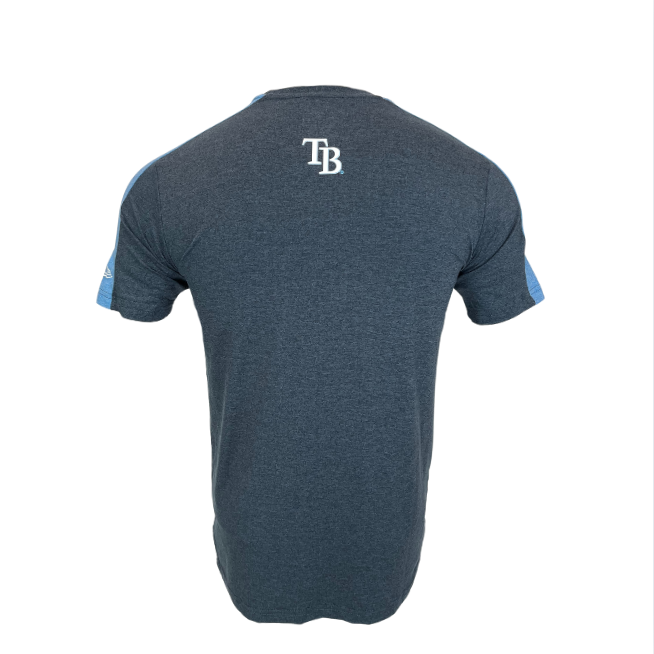 Rays Men's New Era Heathered Grey TB Rays T-Shirt