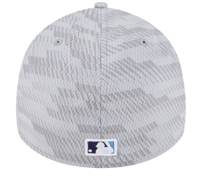 Rays New Era Grey TB 2025 Clubhouse 39Thirty Flex Fit Hat