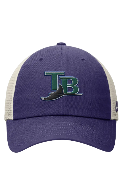 Rays Nike Purple Devil Rays Coop Rewind Club Mesh Adjustable Hat
