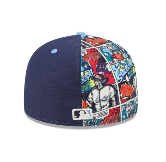 Rays New Era Navy TB Diamond Hero 59Fifty Fitted Hat