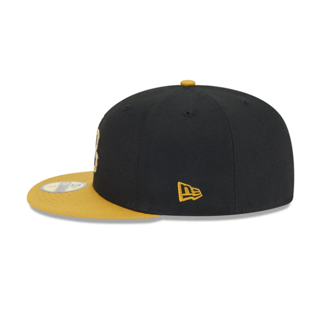 Rays New Era Black Gold TB 59Fifty Day Fitted Hat