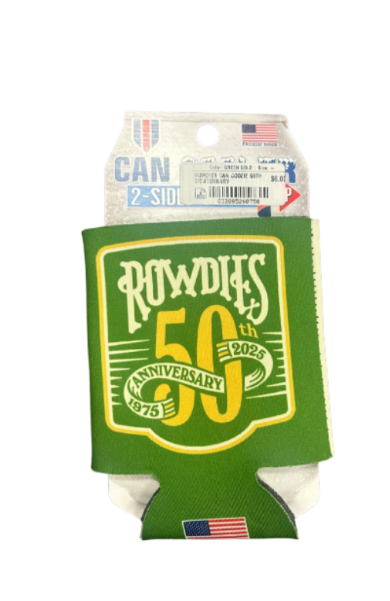 Rowdies 50th Anniversary Can Koozie