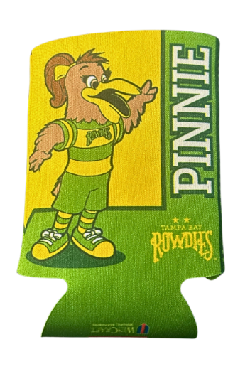 Rowdies Pete and Pinnie Mascot Can Cooler