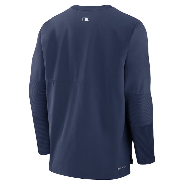 Rays Men's Nike Navy Authentic Collection Player Pullover Jacket