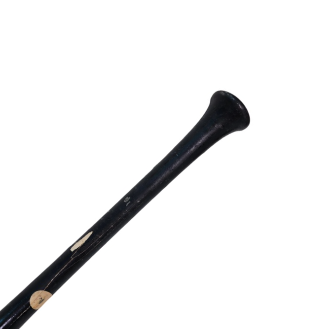 Rays Yandy Diaz Team Issued Autographed Broken Bat