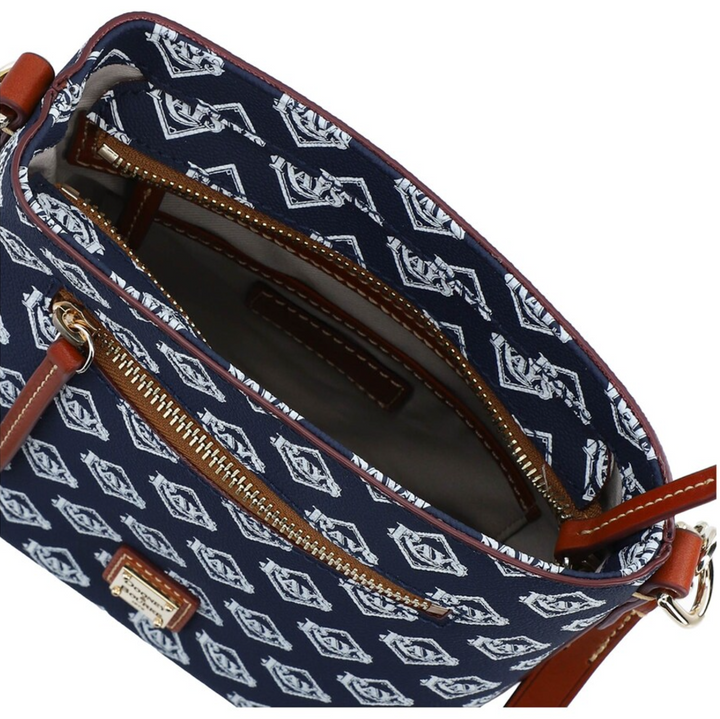 Tampa Bay Rays Dooney & Bourke Signature Small Zip Crossbody