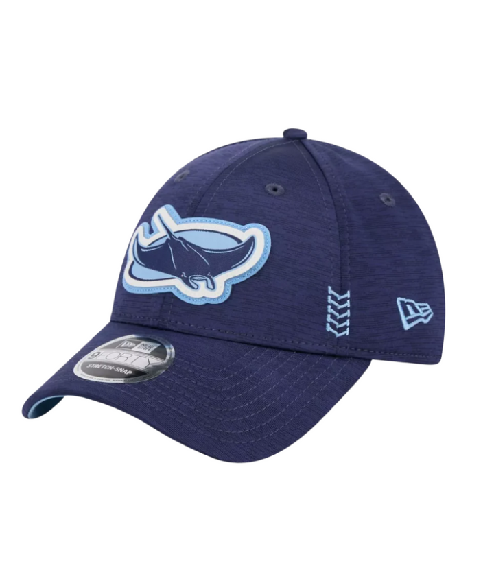 Rays Youth New Era Navy 2024 Alt Clubhouse 9FORTY Adjustable Snapback Hat