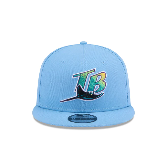 Rays New Era Columbia Blue Devil Rays Coop 9Fifty Snapback