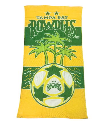 Rowdies Palm Trees Beach Towel