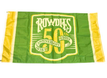 Rowdies 50th Anniversary Flag