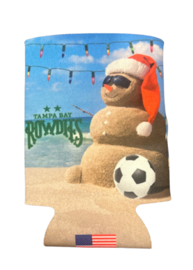 ROWDIES HOLIDAY CAN KOOZIE