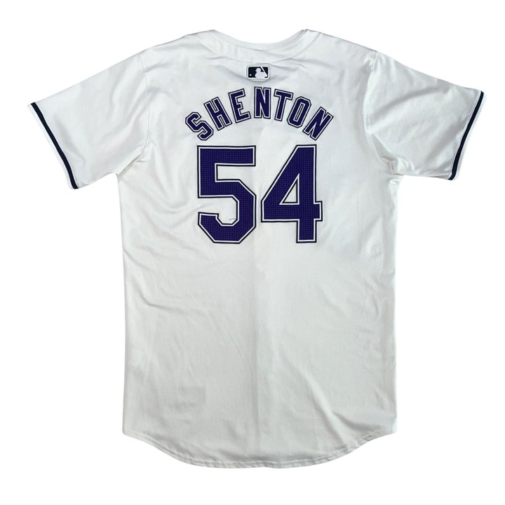 Rays Austin Shenton Team Issued Authentic Devil Rays Jersey