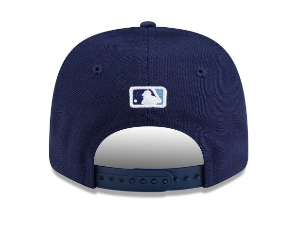Rays New Era Navy TB Split Panel Replica 9Seventy Stretch-Snap Hat