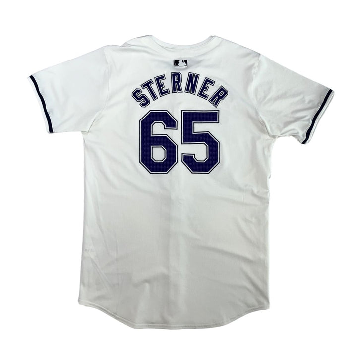 Rays Justin Sterner Team Issued Authentic Devil Rays Jersey