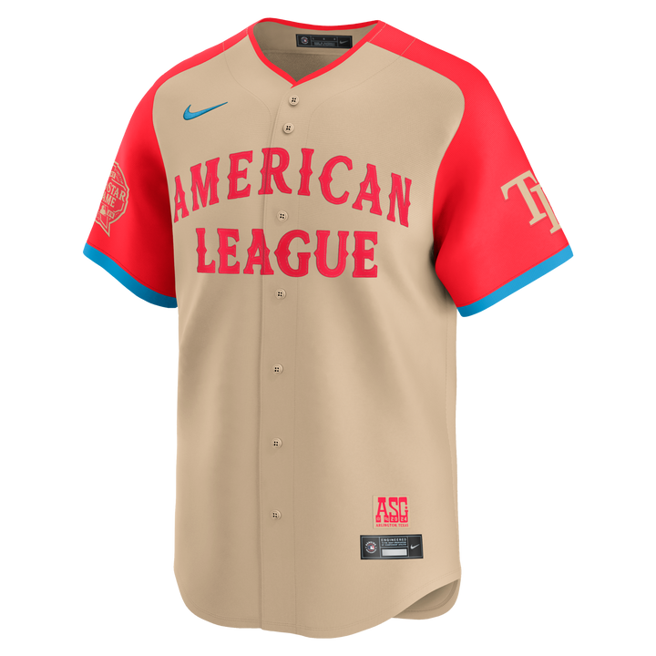 Rays Nike Cream Orange 2024 Isaac Paredes All Star Jersey