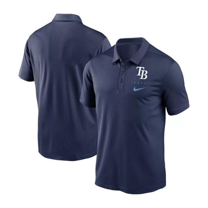 Rays Men's Nike Navy TB Franchise Dri-Fit Polo