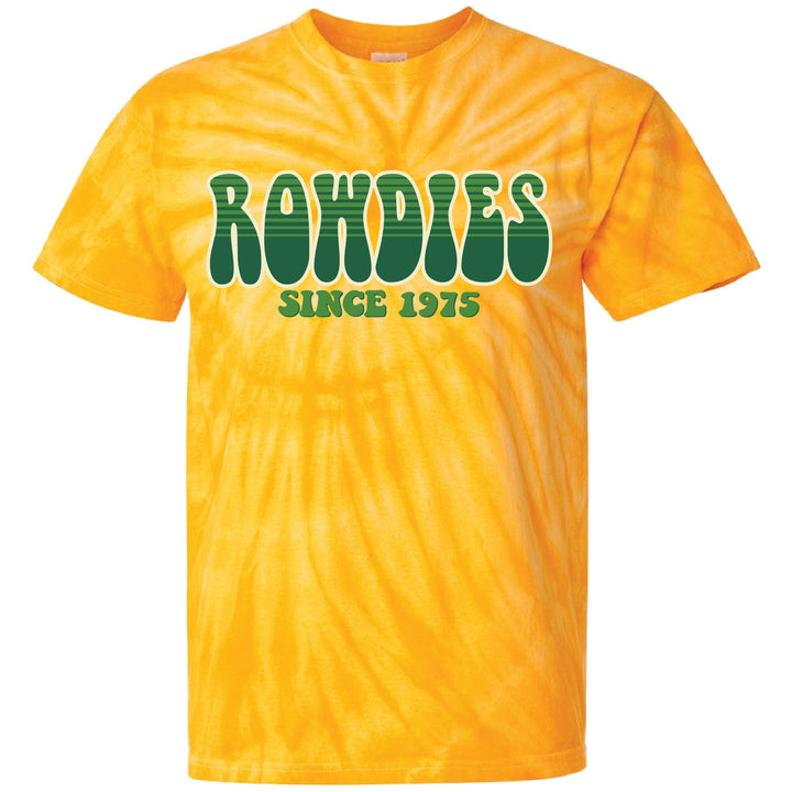 Rowdies Yellow Tie Dye 70's T-Shirt