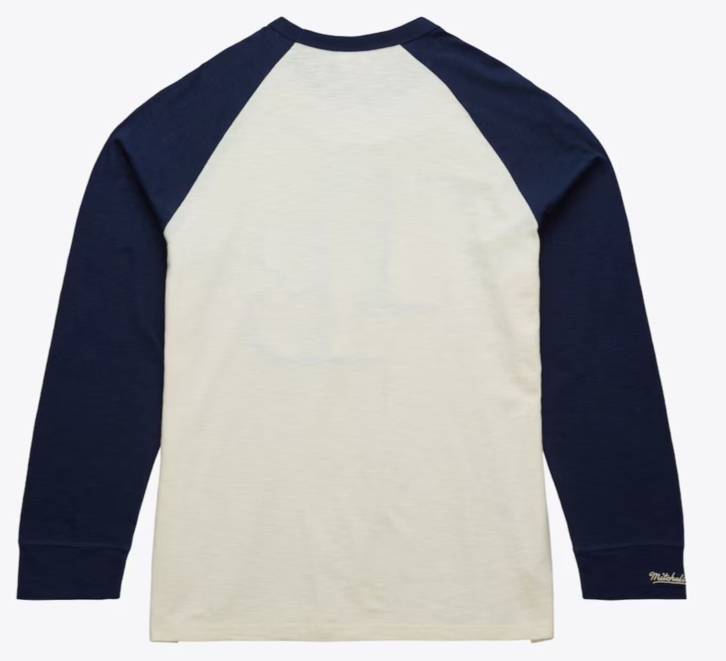 Rays Men's Mitchell & Ness Legendary Slub Raglan Long Sleeve T-Shirt