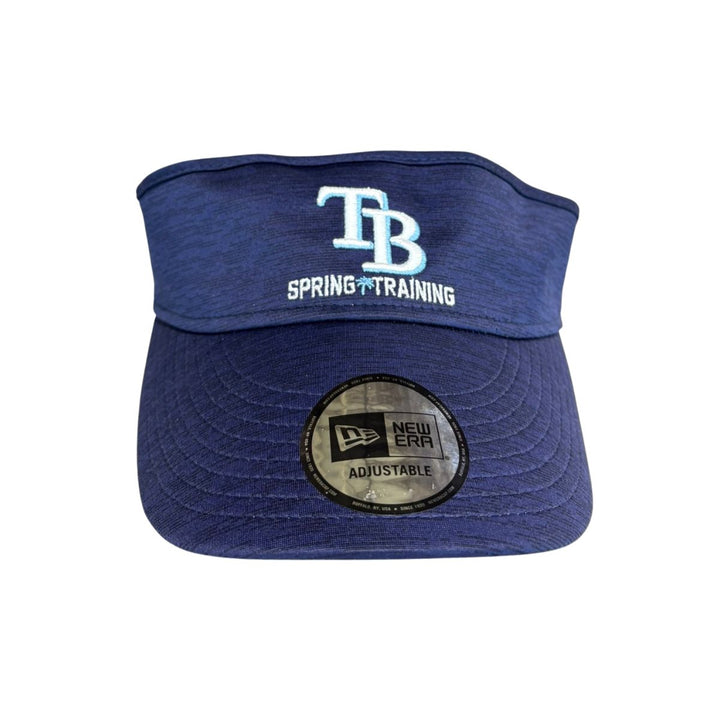 Rays New Era Spring Training 2025 TB Script Adjustable Visor