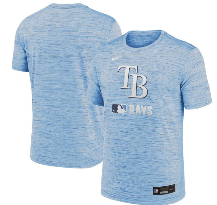 Rays Men's Nike 2025 Valor Blue TB Authentic Collection Velocity Dri Fit T-Shirt