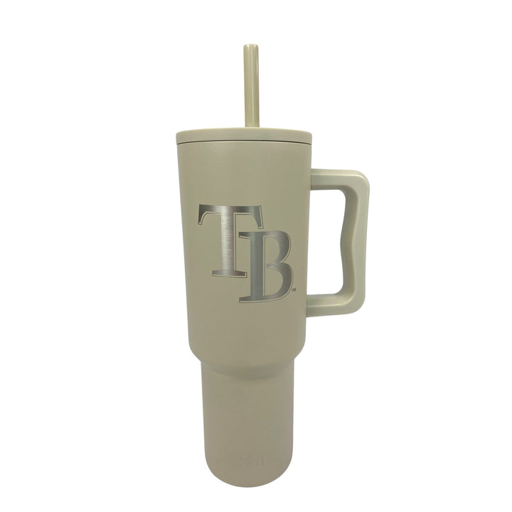 Rays Simple Modern Tan 40oz TB Tumbler with Handle