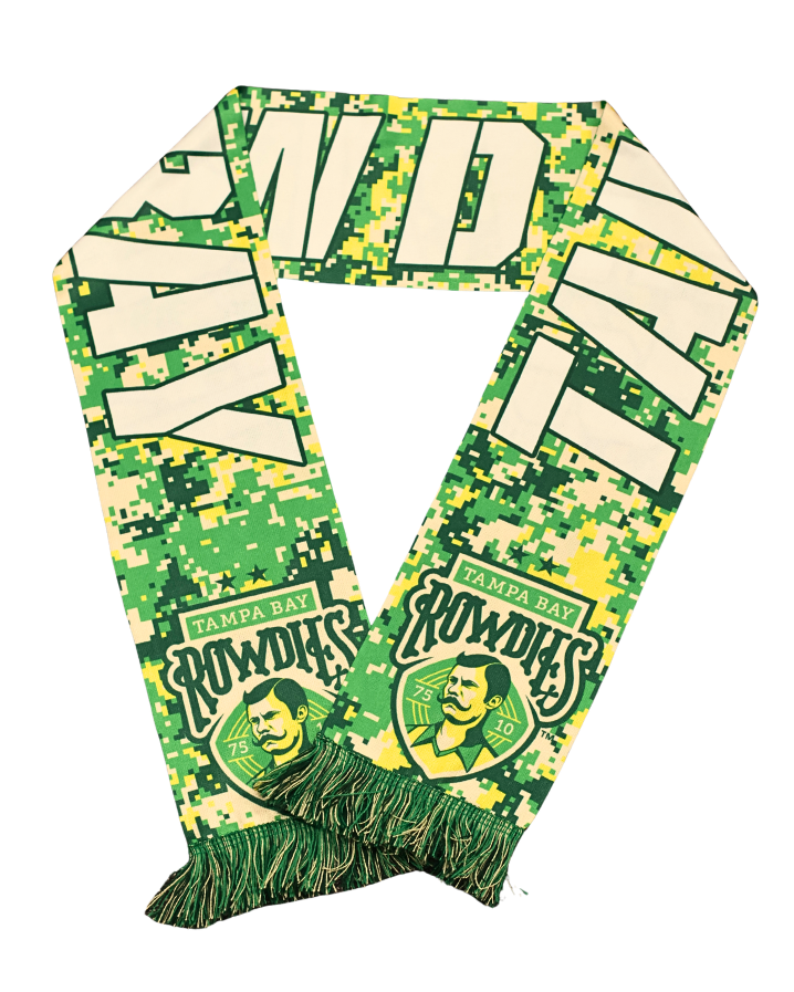 Rowdies Military Appreciation Camo Scarf