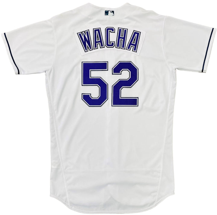 Rays Michael Wacha Team Issued Authentic Devil Rays Jersey