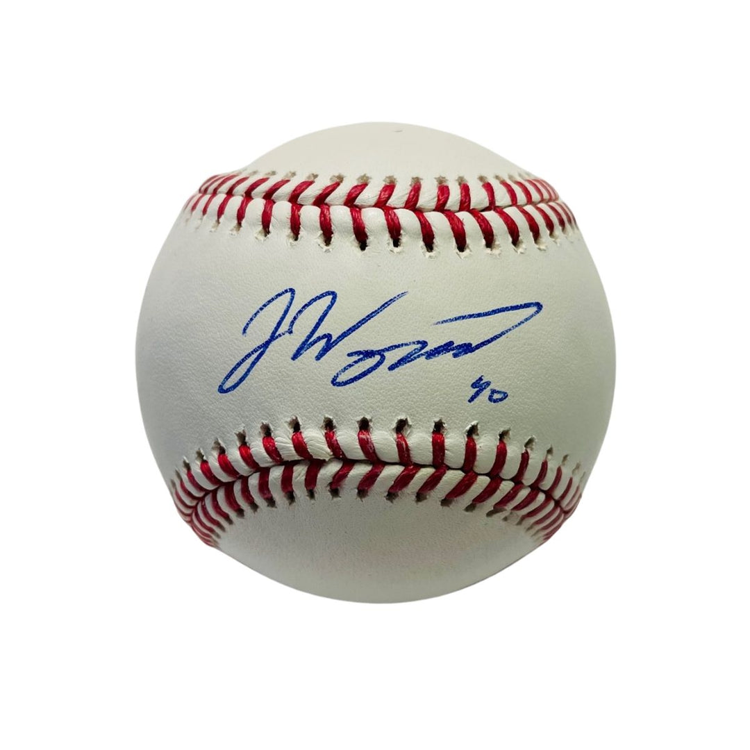 Rays Jacob Waguespack Autographed Official MLB Baseball