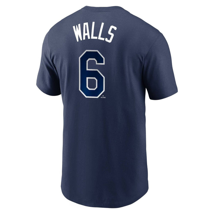 Rays Nike Navy Taylor Walls Player Tee