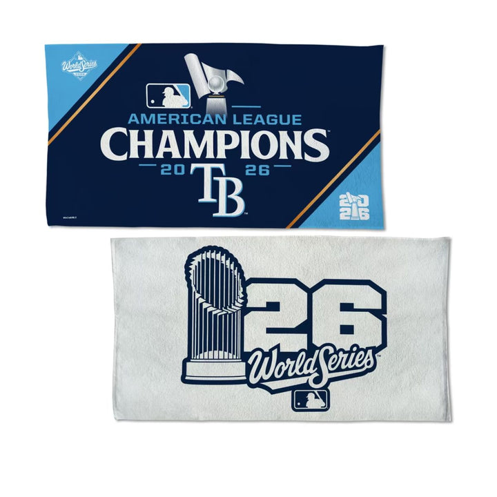 Rays Navy 2026 American League Champions Beach Towel