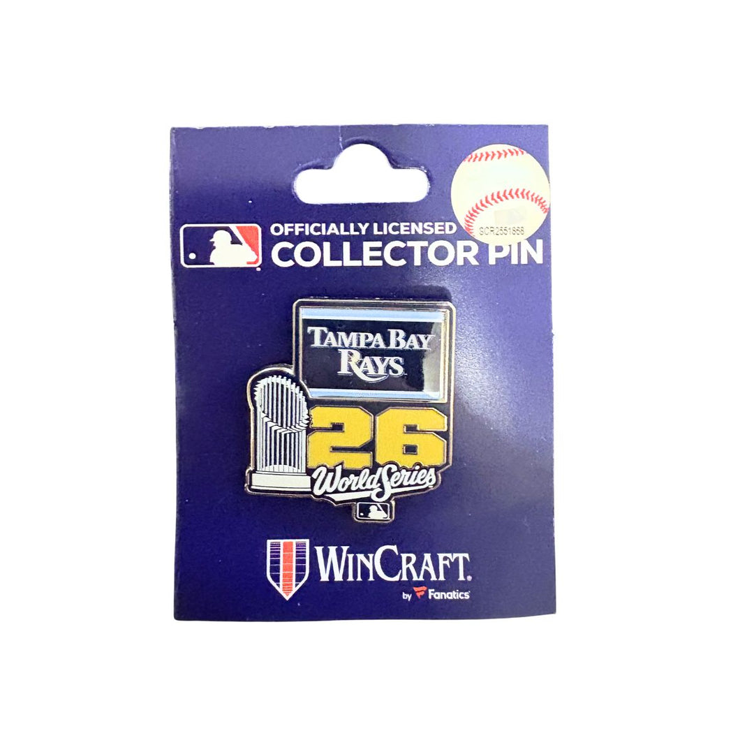 Rays 2026 World Series Trophy Lapel Pin