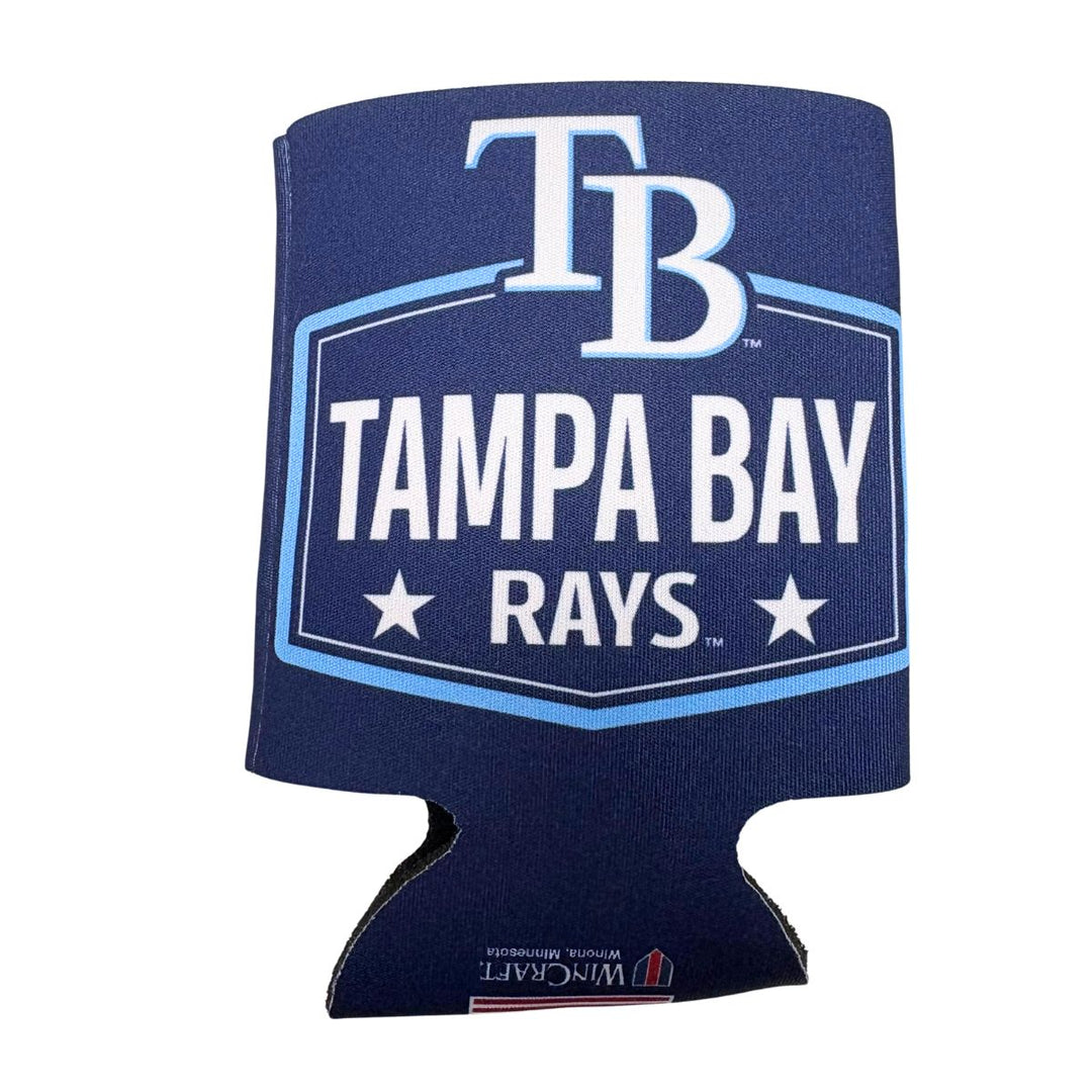Rays WinCraft Navy TB Billboard Two Sided Can Cooler