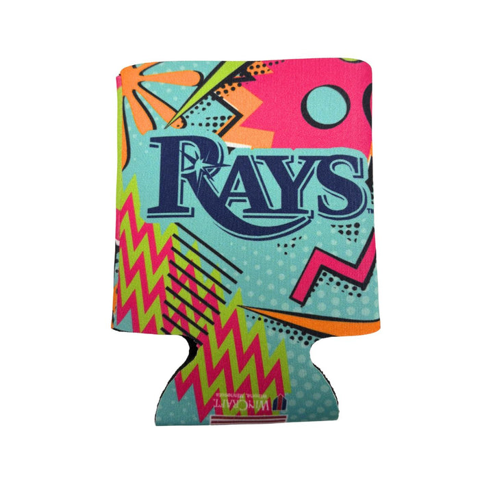 Rays WinCraft Navy Wordmark Retro 90's Can Cooler