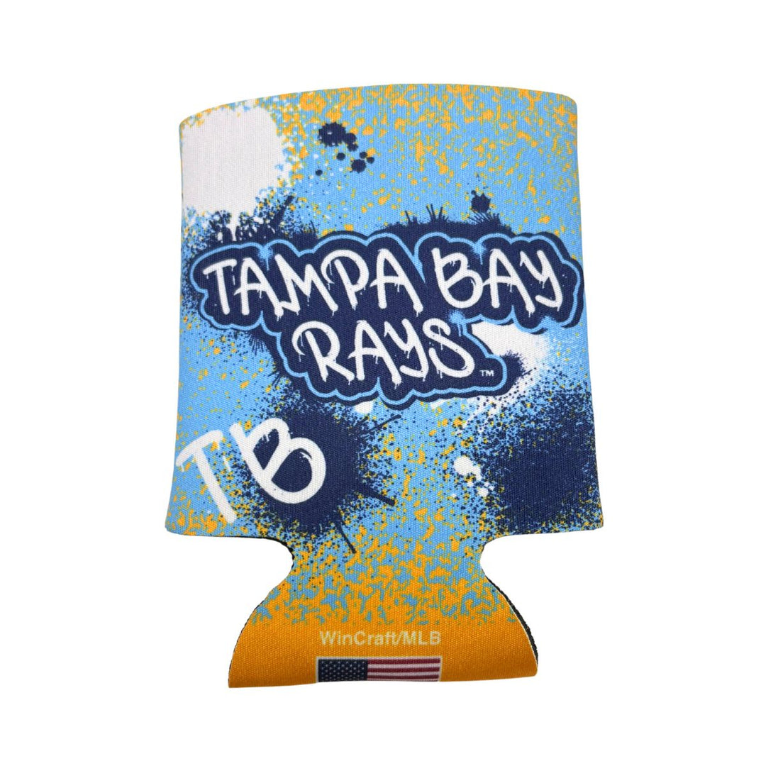 Rays WinCraft Navy TB Graffiti Two Sided Can Cooler