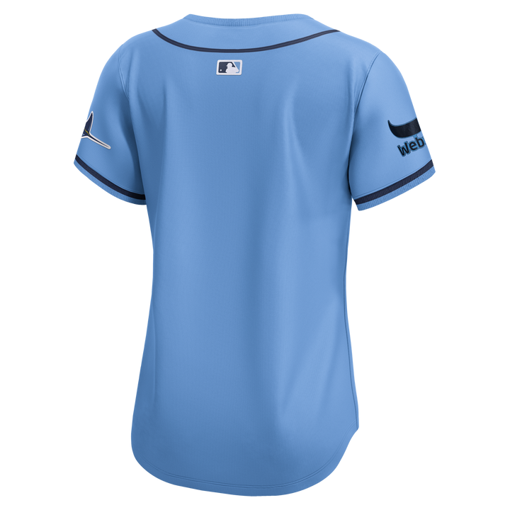 Rays Women's Nike Columbia Blue Burst Vapor Limited Jersey