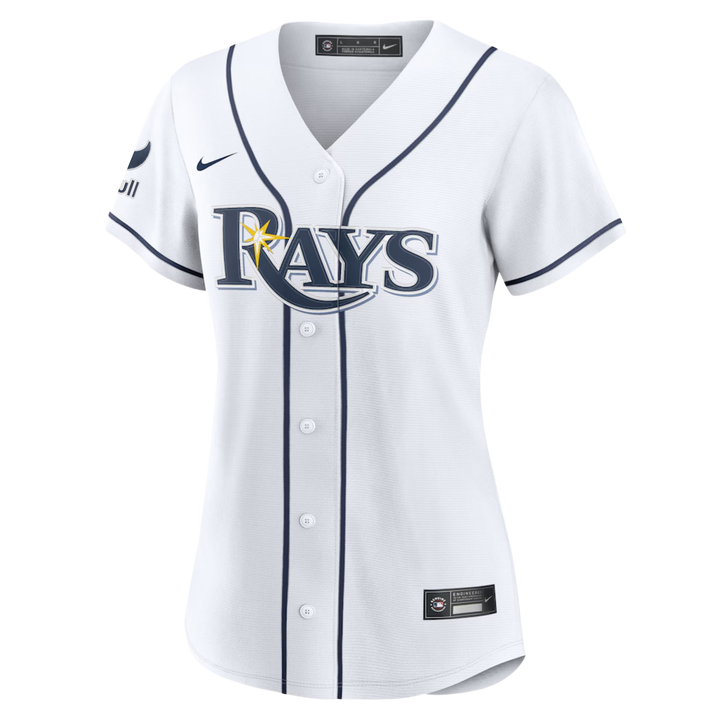 Rays Women's Nike Home White Replica Jersey