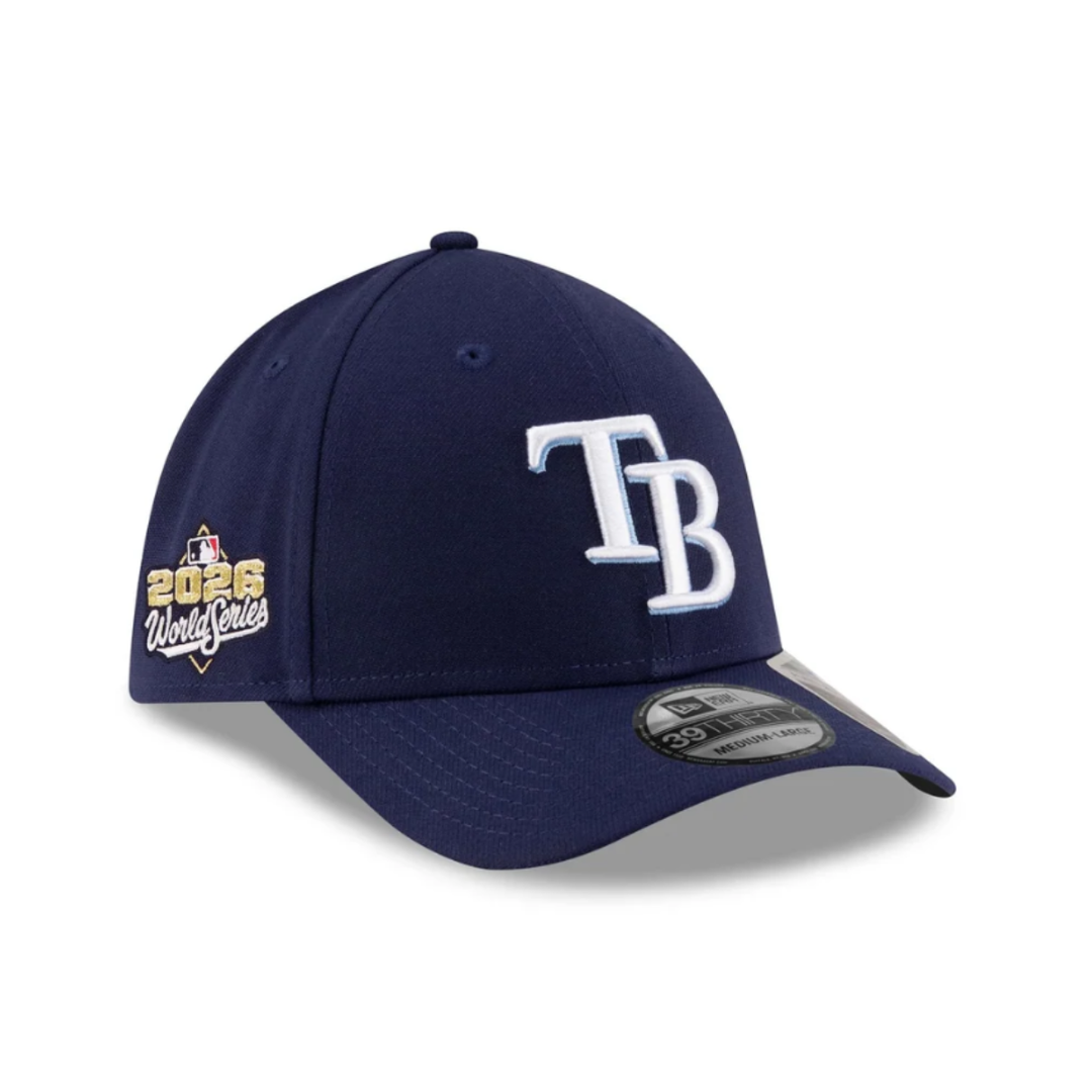 Rays New Era Navy 2026 World Series TB Player Replica 39Thirty Flex Fit Hat