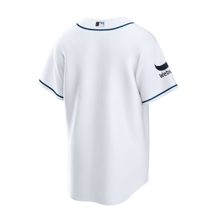 Rays Youth Nike Home White Vapor Limited Jersey