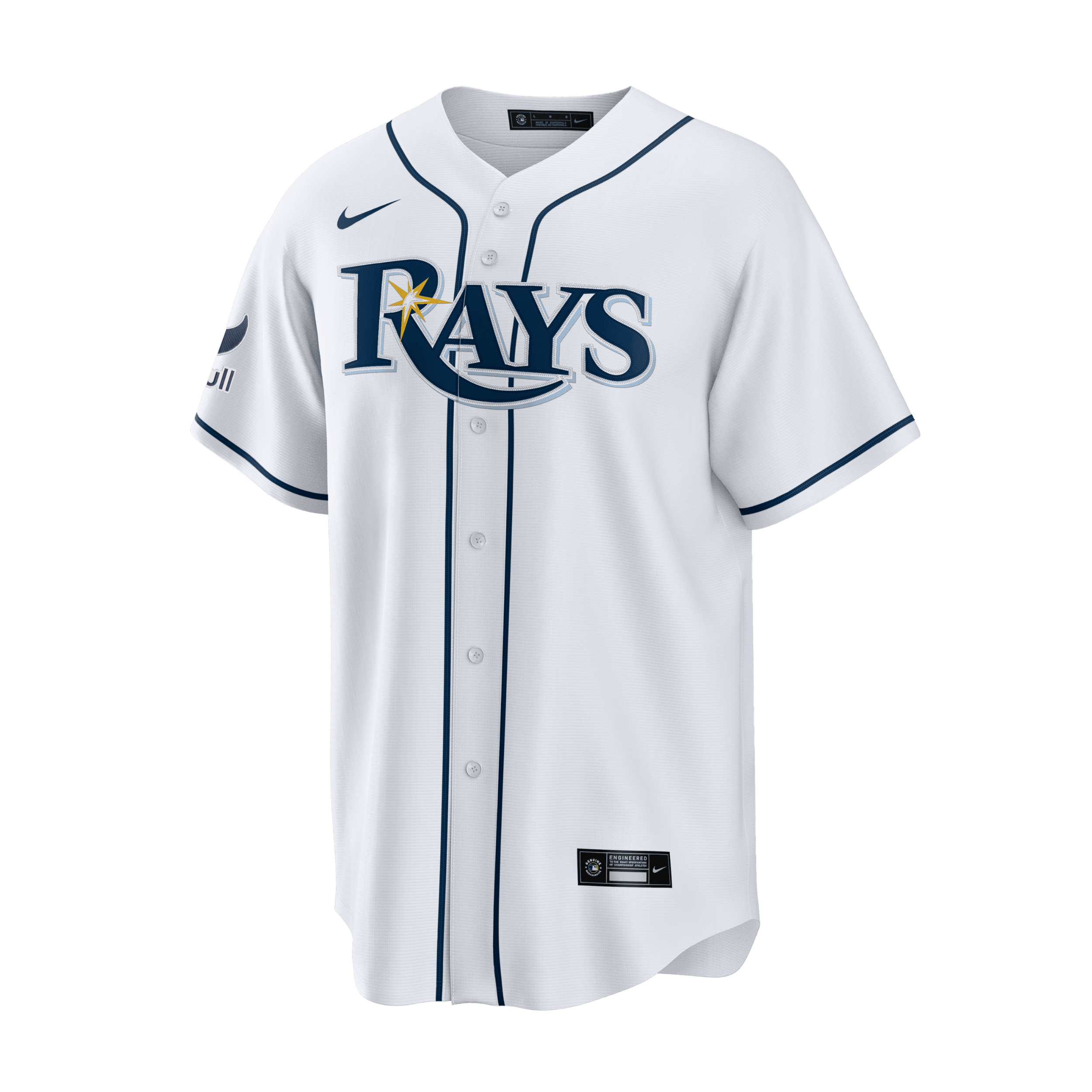 Tampa Bay Rays Youth Nike White Vapor Limited Jersey | The Bay Republic