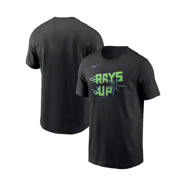 Rays Youth Nike Black City Connect Rays Up Gradient Burst T-Shirt